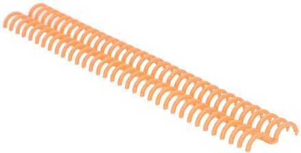 Cosensi- Bindende Kam - 10 Stuks - 34 Gaten - 15mm Binnendiameter - Polypropyleen - Grote Capaciteit 120 Vellen - Bindstrip