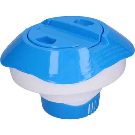 Distributeur de pastilles de chlore flottant télescopique de 8 pouces, dispositif de dosage pour accessoires de piscine blue