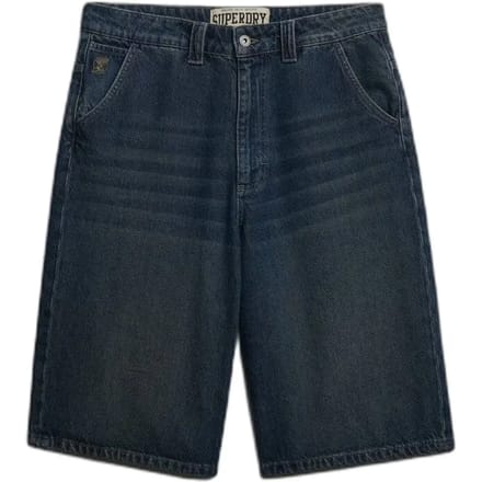 Superdry - Oversized Washed Denim Shorts - Heren - Jeans shorts