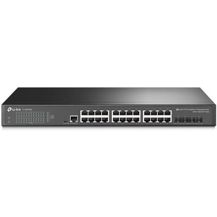 TP-Link TL-SG3428X JetStream 24-Port Gigabit L2+ Managed Switch with 4 10GE SFP+ Slots