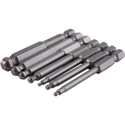 7 stuks 14   zeskant schacht 22.534568mm 65mm magnetische kogel schroevendraaier bits