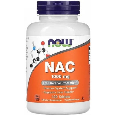 Now Foods - N-ACETYL-CYSTEINE 1000 MG. 120 TABS