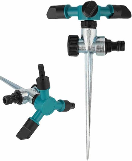 Gazon Sproeier - Tuinsprinkler Grassproeier - Gazon Bewateren - 360 Graden Rotatie - 23.5 x 13.5 cm - Groen