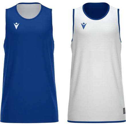 Macron X500 Reversible Shirt Kinderen - Royal / Wit | Maat: 7-8 Y
