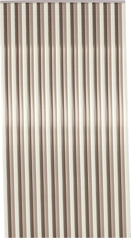 2LIF Aruba Bruin-Beige-Wit Vliegengordijn deur - 90 x 200 cm