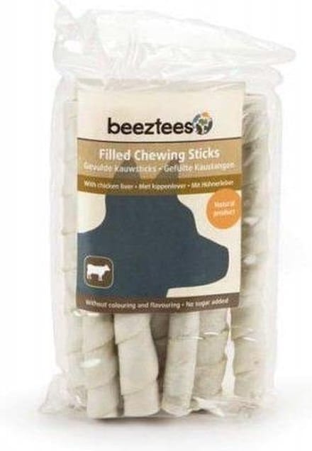 Beeztees Gevulde Kauwsticks Kippenlever 8 stuks