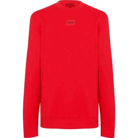 Hugo Heren Diragol Sweatshirt met ronde hals (Rood)