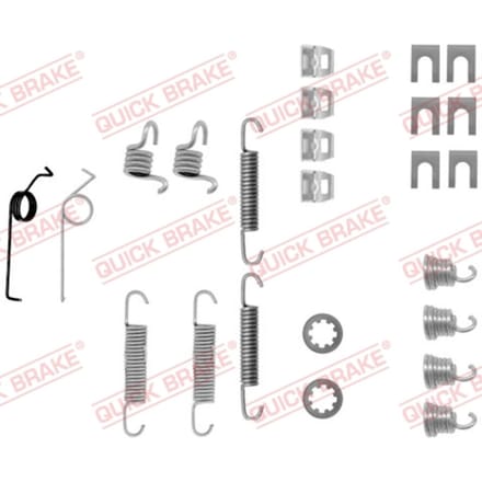 Toebehorenset, remschoenen QUICK BRAKE 105-0519