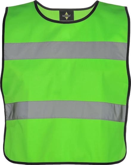 KX102 Korntex Veiligheid Poncho Kind - Maat XS (3-4 jaar) – Neon Groen