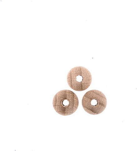 0856-055 Houten kralen natuur 5 mm gat 1