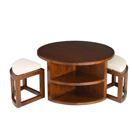 Salontafel met krukken Mindi | Macabane