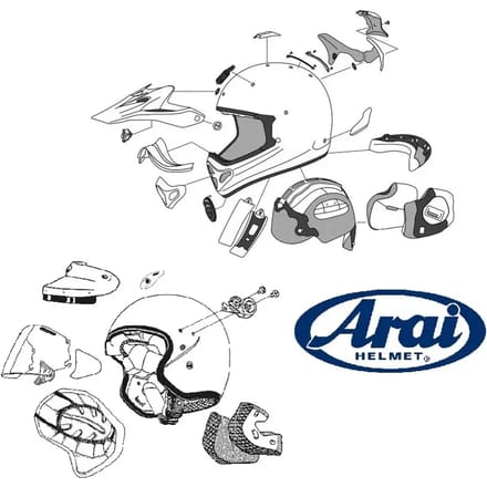Motorhelm kinband Arai