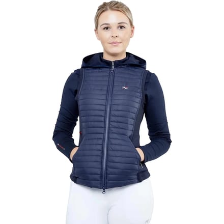 Technisch hybride damesjack zonder mouwen Premier Equine Lamera