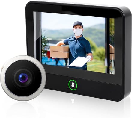 Digitale deurspion met 1080p camera breed zicht auto-imaging thuiskantoor eGuard Spy Camera