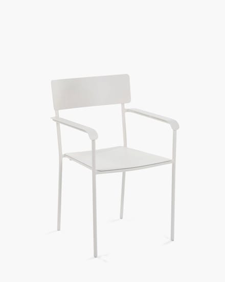 Serax Vincent Van Duysen August stoel met armleuning compact 49x48x85 zand