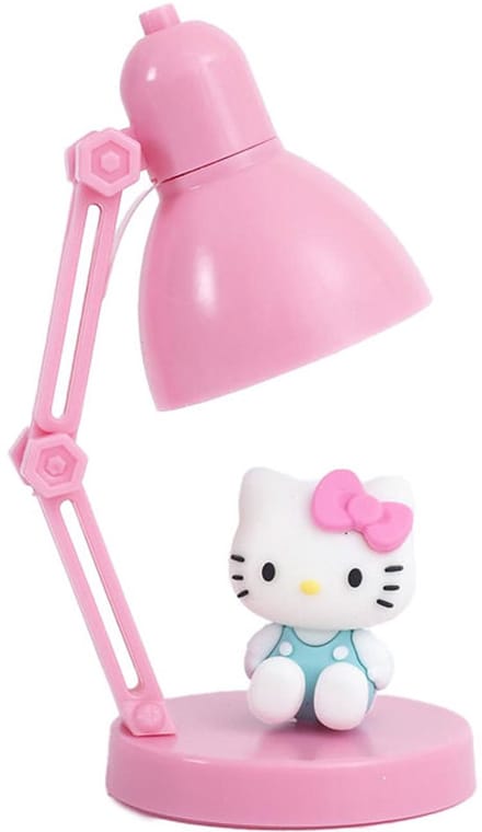 Sanrio - Hello Kitty - leuk mini lampje van +/- 10cm hoog - afneembare figurine - verstelbaar
