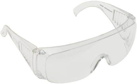 GEKO Veiligheidsbril - Krasbestendig - Transparant - Polycarbonaat - 160 x 60 mm