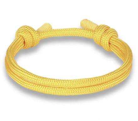 Verstelbare armband -geel - Charme Bijoux