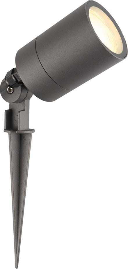 Ledvion - LED Prikspots - Antraciet - IP65 - 5W - 2700K - 2M