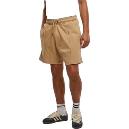 Urban Classics - Heavy Jersey Pintuck Track Korte broek - S - Beige