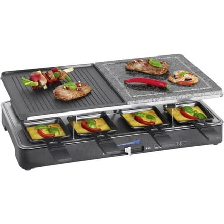 Clatronic RG 3518 - Raclette/Steengrill - 8 Personen