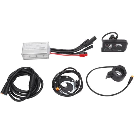 Fiets Lithium Batterij Conversie Kit 15A Controller LED S810 Display 1-naar-2 Verbindingskabel Kit black