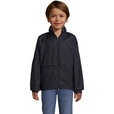 SOLS Windjack voor kinderen (Marine)