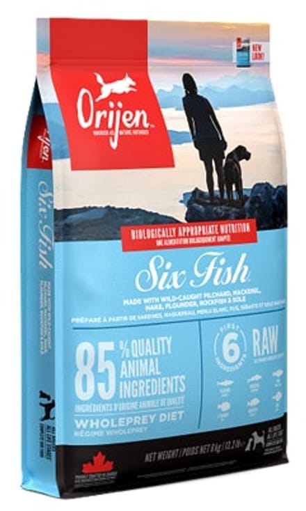 Orijen Six Fish Dog Whole Prey - 2 x 11,4 kg