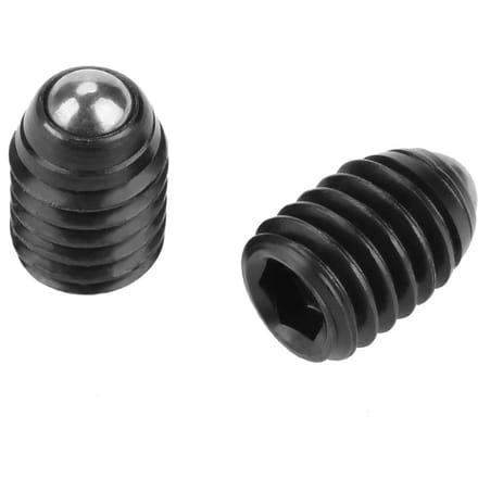 10 stuks M6 Schroefdraad Zeskant Dop Koolstofstaal Balveer Drukpennen Set (M6*10)