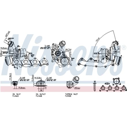 Supercharger, drukvulling NISSENS 93112