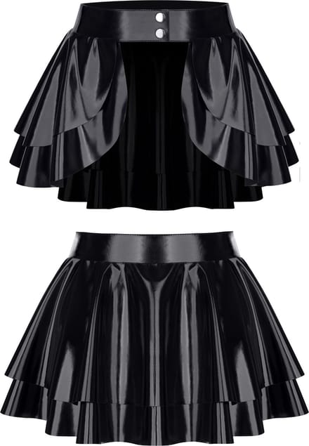 Madlene vinyl skirt Size L