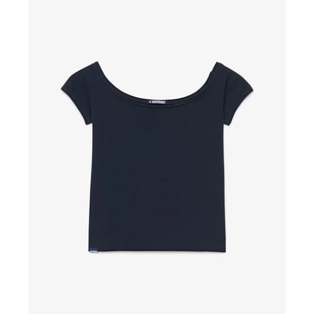 Dames-T-shirt off-the-shoulder Superdry