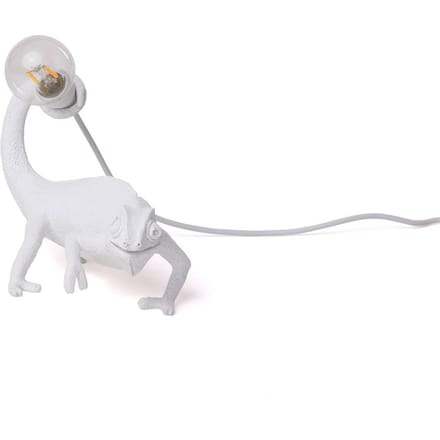 SELETTI LED-decoratieve lamp Chameleon Lamp Stil, wit, USB
