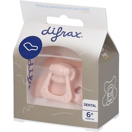 Difrax Fopspeen Dental 6 Maanden+ 1