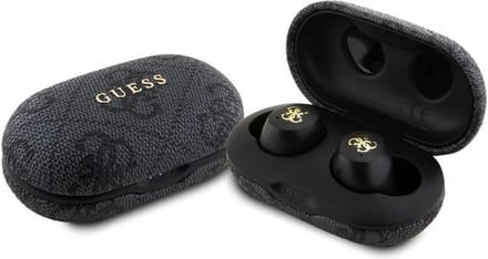 Guess True Wireless 4G Metal Bluetooth In-Ear Oordopjes - Zwart