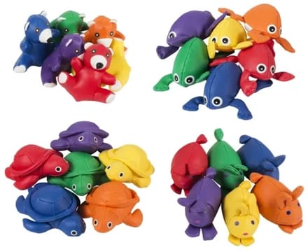 Pittenzak Kikker - set van 6 kikkers