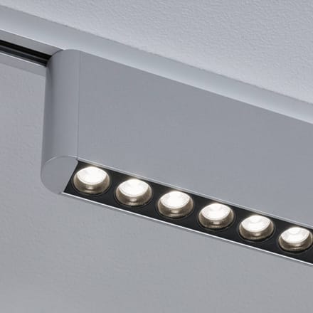 Paulmann URail LED-railverlichting Zelos, chroom, 4.000 K, 37 cm