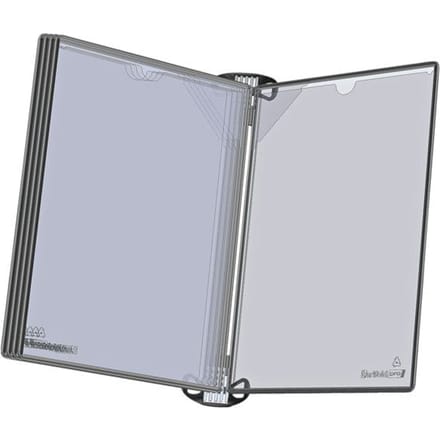 Wandsysteem voor zichtpanelen »PRO« met 5 zichtpanelen