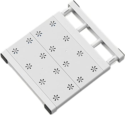 Kledingplank Verstelbaar - Spanplank Kast - Ruimte Optimaliseren - Sterke Draagkracht - 30 x 24 x 1 cm - Wit