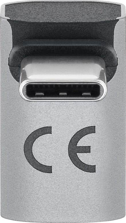 Goobay USB-C-adapter verticaal 90° lang, USB4, USB-C > USB-C