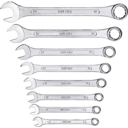 kwb 460390 Ringsleutelset 8-delig Sleutelbreedte (metrisch) 02 - 56 mm