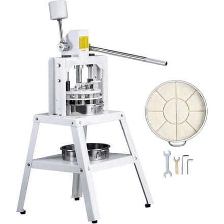 Diviseur de Pâte Manuel 10 Pièces Presse à Main Coupe-Pâte Machine à Pain pour Boulangerie