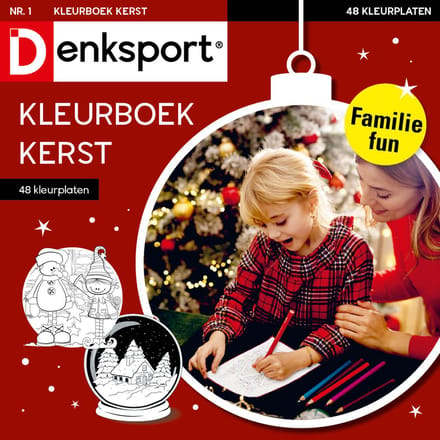 Denksport Puzzelboek Kerst Kleurboek, editie 1