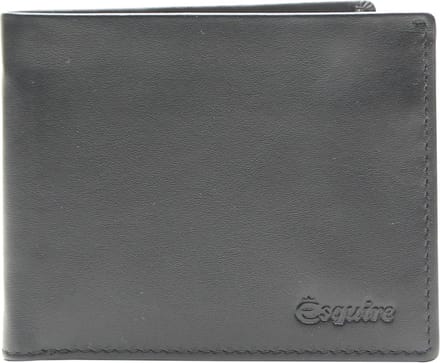 Esquire Portemonnee New Silk Wallet Black Zwart