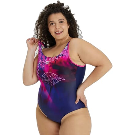Eén stuk bikini met U-vormige rug voor dames Arena Placement B Plus