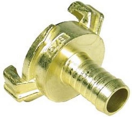 Talen Tools - GK-snelkoppeling - Met slangtule - Messing - Voor 5/8 inch