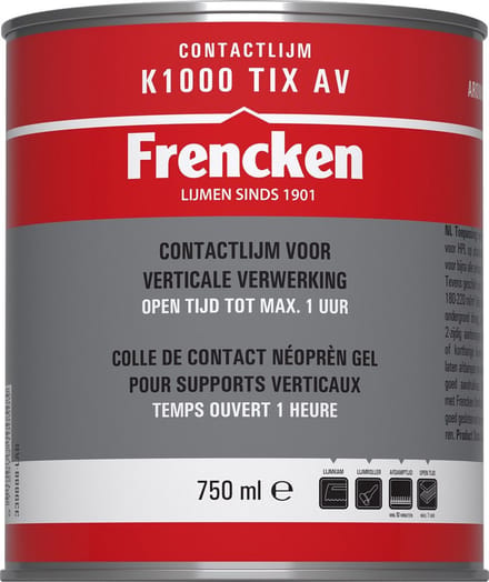 Frencken Contactlijm k1000 tix av 750 ml