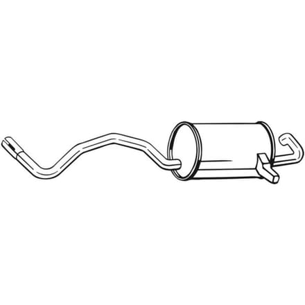 Geluiddemper achter BOSAL 280-813