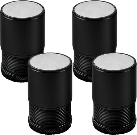 Verstelbare Metalen Meubelverhogers Zwart - Set van 4