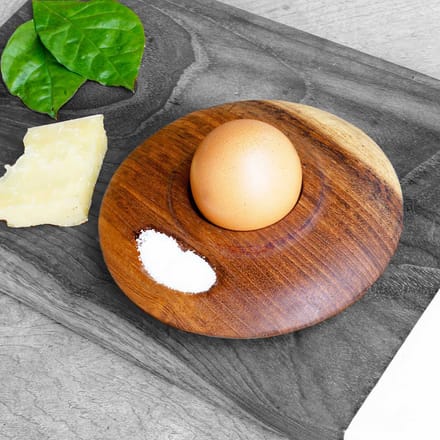 Rico & Plato Nederland - Houten Eierdop - Teakhout- 2 stuks